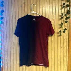 Black to red holister shirt